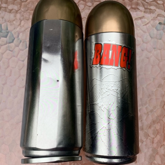 Bullet Shaped Metal Container Liquor Bottle Bar Man Cave - Picture 8 of 12